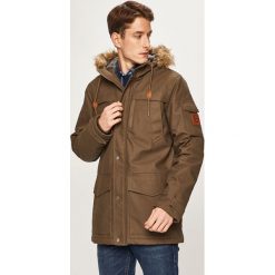 Quiksilver - Kurtka. Czarne płaszcze męskie Quiksilver, m, bez wzorów, z bawełny, długie, z kapturem. W wyprzedaży za 759,90 zł.