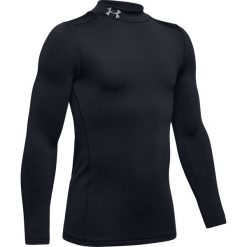 Under Armour ColdGear® Armour Koszulka Czarny. Czarne podkoszulki męskie Under Armour, l, bez wzorów, z elastanu, bez kołnierzyka, długie. Za 188,95 zł.
