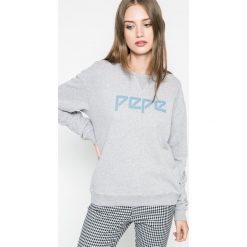 Pepe Jeans - Bluza Jimena. Szare bluzy damskie z nadrukiem marki Pepe Jeans, s, z bawełny. W wyprzedaży za 129,90 zł.