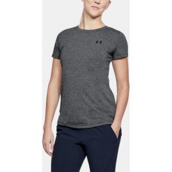 Topy sportowe damskie: Under Armour Koszulka damska Threadborne Train Twist grafitowa r. L (1305409-001)