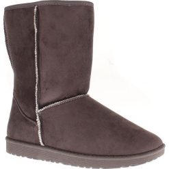 Buty zimowe damskie: Zimowe botki „Joy” w kolorze szarym