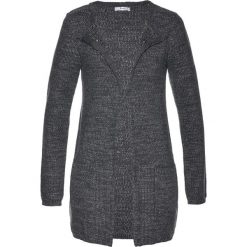 Sweter rozpinany bonprix antracytowy melanż - srebrny. Szare kardigany damskie marki bonprix. Za 49,99 zł.