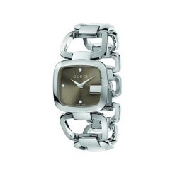 ZEGAREK GUCCI G-GUCCI YA125401. Brązowe zegarki damskie marki GUCCI, ze stali. Za 3740,00 zł.