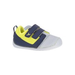 Buty Gym & Pilates I LEARN BREATH GYM 510. Niebieskie buty sportowe męskie marki DOMYOS, z gumy, na jogę i pilates. W wyprzedaży za 44,99 zł.