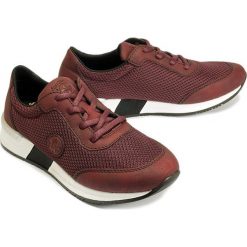 RIEKER N7630-36 red, półbuty/sneakersy damskie. Czerwone półbuty damskie Rieker. Za 259,90 zł.