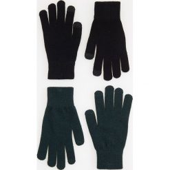 Rękawiczki do smartfona 2 pack - Khaki. Brązowe rękawiczki damskie Reserved, bez wzorów. Za 29,99 zł.