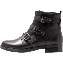 Tamaris Botki black. Czarne botki damskie skórzane Tamaris, klasyczne. Za 369,00 zł.