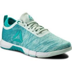 Buty Reebok - Speed Her Tr CN0994 Blue Lagoon/Teal/Opal/Wht. Zielone buty sportowe damskie Reebok, bez wzorów, ze skóry ekologicznej, sportowe, na fitness i siłownię. W wyprzedaży za 269,00 zł.