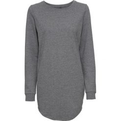 Bluza dresowa bonprix szary melanż. Szare bluzy damskie bonprix, melanż, z dresówki. Za 59,99 zł.