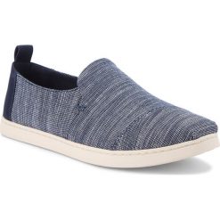 Półbuty TOMS - Deconstructed Alpargata 10011618 Navy Stripe. Niebieskie półbuty męskie marki Toms, na co dzień, bez wzorów, z tworzywa sztucznego, eleganckie, bez zapięcia. W wyprzedaży za 189,00 zł.