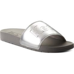 Klapki KEDS - Bliss II WF58221 Silver/Gray. Szare klapki damskie Keds, bez wzorów, ze skóry ekologicznej, bez obcasa. W wyprzedaży za 139,00 zł.