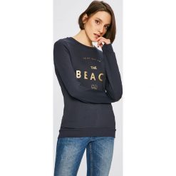 Femi Stories - Bluza. Niebieskie bluzy damskie z nadrukiem marki Femi Stories, s, z elastanu, bez kaptura. W wyprzedaży za 199,90 zł.