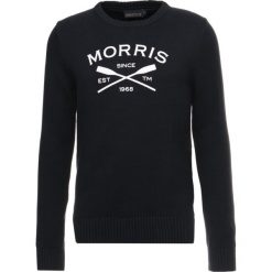 Swetry klasyczne męskie: Morris DAVIS ONECK Sweter old blue