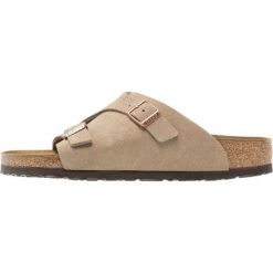 Birkenstock ZÜRICH Kapcie taupe. Szare kapcie męskie marki Birkenstock, z materiału. Za 379,00 zł.