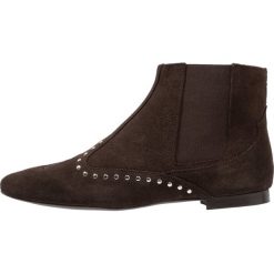 Botki damskie: Pieces PSPARTHENOPE SUEDE BOOT Botki kowbojki i motocyklowe coffee bean