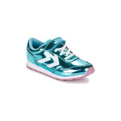 Buty Dziecko Hummel REFLEX BUBBLEGUM JR. Niebieskie trampki dziewczęce Hummel, bez wzorów, bez zapięcia. Za 175,20 zł.