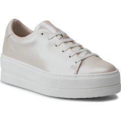 Sneakersy TAMARIS - 1-1-23303-32 Cream Metallic 472. Brązowe półbuty damskie Tamaris, bez wzorów, ze skóry, bez obcasa, na koturnie, bez zapięcia. W wyprzedaży za 199,00 zł.
