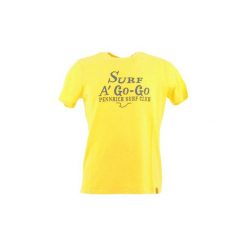 T-shirty z krótkim rękawem Penn Rich Woolrich SURF A GO GO TEE. Żółte t-shirty męskie Penn Rich Woolrich, xxl, bez wzorów, bez kołnierzyka, krótkie. Za 255,11 zł.