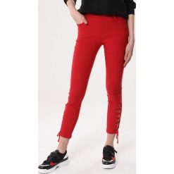 Czerwone Legginsy Attractivity. Czerwone legginsy damskie Born2be, s, bez wzorów. Za 49,99 zł.