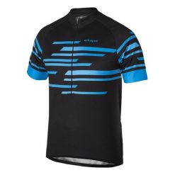 Etape Bluzka Kolarska Energy Czarna/Niebieska M. Niebieskie bluzki sportowe damskie Etape, m, bez wzorów, ze skóry, bez kołnierzyka, bez rękawów, bez kaptura, rowerowe. Za 149,00 zł.
