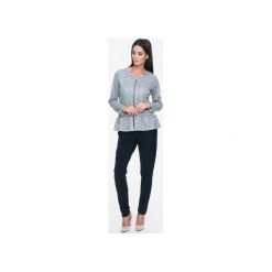 Mosali - Sweter na Zamek M009. Szare swetry klasyczne damskie Mosali, m. Za 119,00 zł.