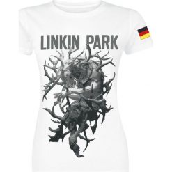 Bluzki, topy, tuniki: Linkin Park LIP Stag Tour Dated Koszulka damska biały