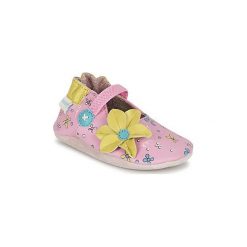 Kapcie dziewczęce: Kapcie niemowlęce Dziecko Robeez FLOWER POWER
