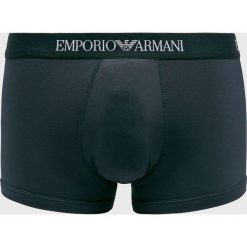 Emporio Armani - Bokserki. Niebieskie bokserki męskie marki Emporio Armani, z elastanu. W wyprzedaży za 79,90 zł.