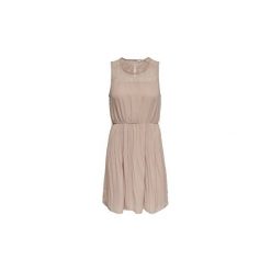 Sukienki krótkie Only VESTIDO. Różowe sukienki damskie ONLY, bez wzorów, bez kołnierzyka, z krótkim rękawem, krótkie, mini. Za 151,44 zł.
