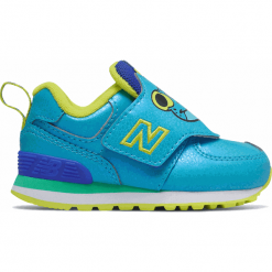 New Balance IV574ZOF. Niebieskie buciki niemowlęce New Balance, z materiału, bez zapięcia. Za 199,99 zł.
