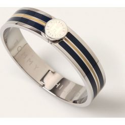 Tommy Hilfiger - Bransoletka. Szare bransoletki damskie TOMMY HILFIGER, z materiału, metalowe. Za 429,90 zł.