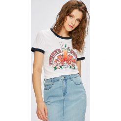 Tommy Hilfiger - Top. Szare topy damskie TOMMY HILFIGER, m, z bawełny. W wyprzedaży za 219,90 zł.