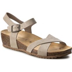 Sandały SERGIO BARDI - Christiane FS127242517KD 803. Szare bez kategorii marki Sergio Bardi, w paski, ze skóry. W wyprzedaży za 99,00 zł.