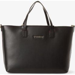 Tommy Hilfiger - Damska torba shopper z torebką wewnętrzną, czarny. Czarne torby damskie na zakupy TOMMY HILFIGER, w paski, eleganckie, bez dodatków. Za 699,95 zł.