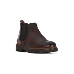 Buty Exton ARIETE CUOIO. Pomarańczowe buty sportowe męskie marki Exton, bez zapięcia. Za 357,12 zł.