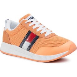 Sneakersy TOMMY JEANS - Technical Flexi Runner EN0EN00875 Melon Orange SC1. Pomarańczowe półbuty damskie Tommy Jeans, z jeansu. Za 399,00 zł.