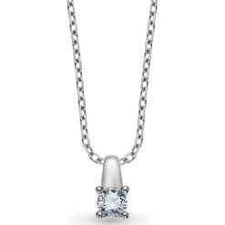 Piękny Złoty Wisiorek - złoto 585, Brylant 0,15ct. Żółte zawieszki damskie W.KRUK, z brylantem, złote. Za 2190,00 zł.