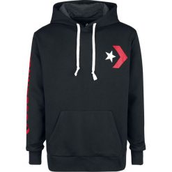 Converse Star Chevron Graphic Pullover Hoodie Bluza z kapturem czarny/czerwony. Czerwone bluzy męskie rozpinane marki KALENJI, m, z elastanu, z długim rękawem, długie. Za 199,90 zł.