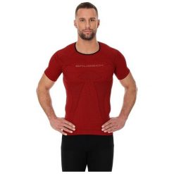 Koszulki sportowe męskie: Brubeck Koszulka męska 3D Run PRO z krótkim rękawem czerwona r. M (SS11920)