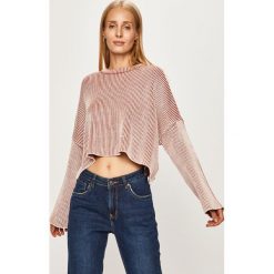Noisy May - Sweter. Białe swetry damskie Noisy May, s, bez wzorów, z bawełny, bez rękawów, bez kaptura. W wyprzedaży za 79,90 zł.