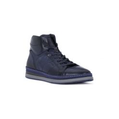 Buty Igi co BLU. Niebieskie trampki męskie marki Igi co, bez wzorów, bez zapięcia. Za 363,58 zł.