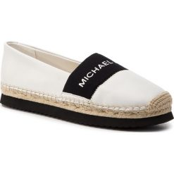 Espadryle MICHAEL MICHAEL KORS - Vicky Espadrille 40S9VIFP1L Optic White. Białe espadryle damskie MICHAEL Michael Kors, bez wzorów, ze skóry ekologicznej, bez obcasa, na płaskiej podeszwie. Za 549,00 zł.