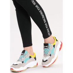 Szaro-Miętowe Sneakersy Wonderwall. Szare buty sportowe damskie Inny, z jeansu. Za 24,99 zł.