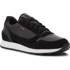 Sneakersy GEOX - U Vincit A U845VA 022ME C9999 Black. Czarne sneakersy męskie Geox, na co dzień, bez wzorów, z zamszu, eleganckie, bez zapięcia. W wyprzedaży za 329,00 zł.