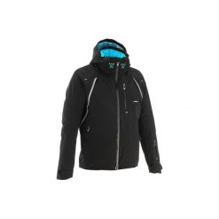 Kurtka narciarska SKI-P JKT 900 męska. Czarne kurtki męskie WED'ZE, m, bez wzorów, z elastanu, bez kaptura, narciarskie. W wyprzedaży za 499,99 zł.
