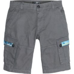 Bermudy bojówki Loose Fit bonprix dymny szary. Szare spodenki i szorty męskie bonprix, m, bez wzorów. Za 109,99 zł.