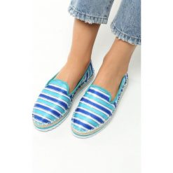 Espadryle damskie: Niebieskie Espadryle Bayadere