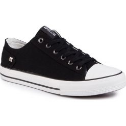 Trampki BIG STAR - DD174273SS20 Black. Czarne półbuty męskie BIG STAR, bez wzorów, z gumy, retro, bez zapięcia. Za 109,00 zł.
