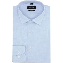 Koszula versone 2751k długi rękaw slim fit niebieski. Niebieskie koszule męskie Recman, m, bez wzorów, bez kołnierzyka, z długim rękawem. Za 149,00 zł.