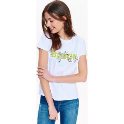 T-shirty damskie: T-SHIRT DAMSKI Z NADRUKIEM